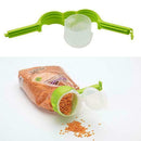Storage Bag Clip Keep Your Food Fresh Plastic Helper Seal.Pour Saver Sealer V7H4