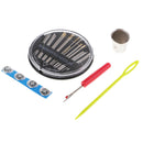 Portable Travel Home Sewing Kit Case Needle Thread Tape Scissor Button Set