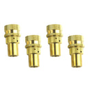 4 Set Tyre Deflators Anti-rust Tire Pressure Deflators Waterproof 6-30 PSI