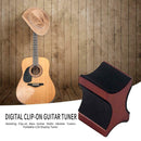 Foldable LCD Display Tuners Rotating Clip-on Guitar Tuner Ukulele Violin Parts