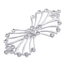 2 x Shell Design Crystal Closure Hook and Eye Clasp for Sweater Cloak Decor