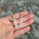 100pcs Wholesale Small Clear Cork Vials Glass Bottle Tiny Wishing Bottle se D2D2