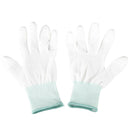 1 Pair ESD PC Computer Working Anti-skid Anti Skid Anti-static White Gloves