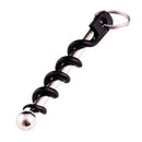 Stainless Steel Twist Stick Corkscrew Pocket Red Wine Bottle Opener Keyring W2S7