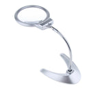 Flex LED Light Magnifier Dome for Reading, Hobbies, Task Crafts or Workbench