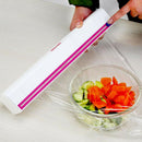 Food Plastic Cling Wrap Dispenser Preservative Film Cutter Kitchen Tool Acc M5I4