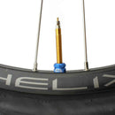 1 Pair Bike Tire Law Mouth Nut Tire Inner Tube Valve Nut Replacement Blue