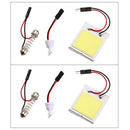 2pcs Xenon HID White 48 COB LED Dome Map Light Bulb Car Interior Panel Lamp