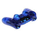 Blue Controller Shell Case+Buttons Replacement Parts For  Dualshock 4