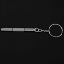 3in1 Mini Alloy Screwdriver Key Ring Watch Glasses Repair Tool
