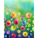 Vibrant Flower Diamond Painting DIY Full Round Drill 5D Needlework (B2417)