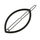 Women's Metal Leaf Shaped Straight Hair Clip