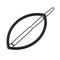 Women's Metal Leaf Shaped Straight Hair Clip