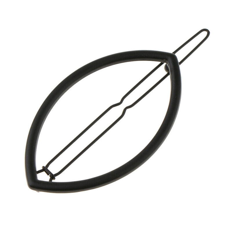 Women's Metal Leaf Shaped Straight Hair Clip