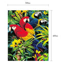 5D DIY Full Drill Diamond Painting Parrots Cross Stitch Embroidery Kit Deco