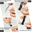 18Pcs caulking agent, caulking agent nozzle kit, sealant coating agent tool