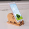 Storage Rack Portable Bracket Cartoon Elephant Stand Desktop Phone Holder Bamboo