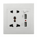 2.1A Dual USB Wall Charger Socket Adapter Universial Power Outlet Panel wit C4K5