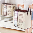 Non-Woven Portable Clothes Storage Bag Organizer Folding Closet Organizer F