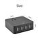 4 USB Ports Travel Phone Charging Station Socket AC Power Strip Charger US A#S