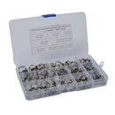 100 Pieces V-band Quick Release Clamp Bracket Kit Single Ear For Pipe
