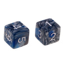 30 Pieces Creative Double Color D6 16mm Dice Role Playing Game for DND