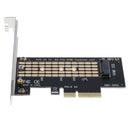 M.2 NVMe SSD to PCIE 3.0 X4 Adapter M Key interface Card with Heatsink for PC
