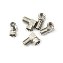 5PCS 90 Degree F Male Female Connector Adapter Coaxial Cable RG6 RG59  LJ