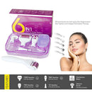 6 in 1 Derma Roller Titanium Needle Skin Care Kit Micro Needle for Face and Body