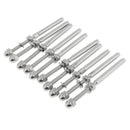 10-Pack Stainless Steel Lag Stud Hand Swage Cable Railing- for 3/16in Cable Deck