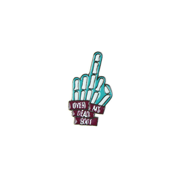 Gesture Ornaments Pin Brooch Originality Finger Badges Brooches Lapel Pins OE