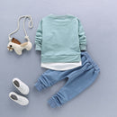 Autumn Children Clothing Set Cotton Kids Outfits 2 Pcs Child Suit Clothes G