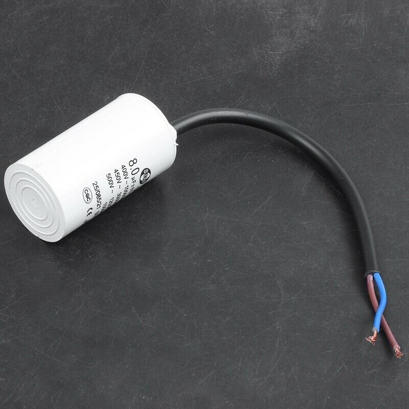 5X(CBB60 450VAC 8uF 5% Wired Terminal Motor Start Capacitor Q4U1)