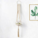 Macrame Plant Hangers Indoor Wall Hanging Planter Holder Cotton Rope Home B