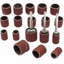 132pcs 1/2" 3/8" Mixed Drum Mandrel& Sanding Drum Sleeves For Rotary Tool BE