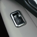 Matt Chrome Door Window Switch Panel Cover Car Stylings Trim For Mercedes C