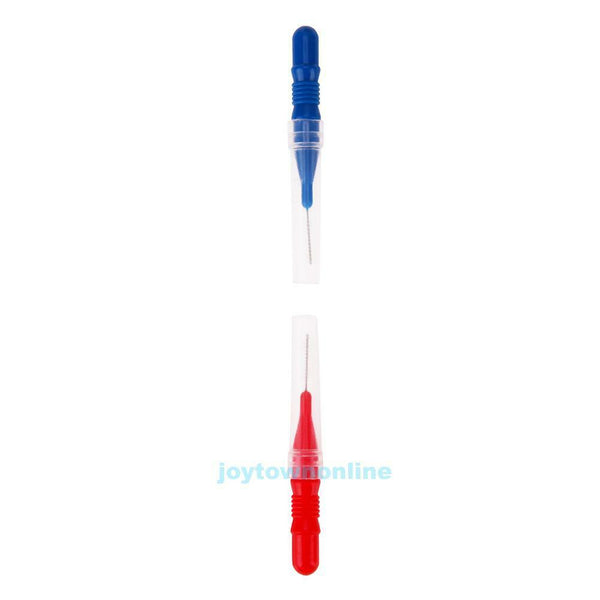 30pcs Tooth Flossing Head Hygiene Oral Dental Plastic Interdental Brush Tool
