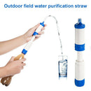 Emergency Ergonomic Outdoor Camping Hiking Water Filter Straw Portable Purifier