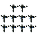 10pcs 1/2 inch Rotatable Spray Nozzle Swing Arm Sprinkler Head Garden Watering