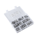 315Pcs 8 Sizes Aluminum Crimping Loop Sleeve Metric Assortment Kit for Wire A5R1