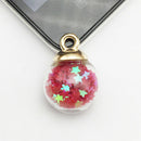 20x Mixed Accessories Glass Ball Charm Beaded Pendant DIY Jewelry Craft Gift