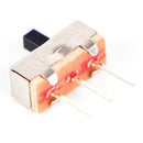 50 Pcs 2 Position SPDT 1P2T 3 Pin PCB Panel Vertical Slide %o