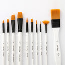 Professional Paint Brush Set 10 Pack Paint Brushes Artist Brushes Nylon Hair