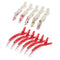 11Pcs Plastic Non Slip Hair Clips Professional Hairdressing Styling Sectioning