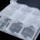 24 in 1 SD TF MMC 3 DS Game Card Memory Card for Card Adapter, Clear Plasti