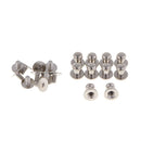10Pcs Iron Metal 8mm Round Rivet Stud Screw Leathercraft DIY Bag Accessories