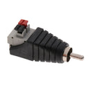 Male Power Balun Connector Adapter Plug Jack Socket For TV Audio Cable