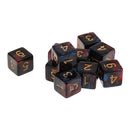 10PCS 6 Sided D6 Dice for Dungeons and Dragons  TRPG Table Games