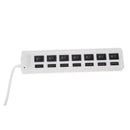 1X High speed USB hub 7 Ports usb white USB Hub Portable 7 Ports USB With 7
