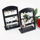 24 Holes Earrings Jewelry Display Rack Home Ear Hook Holder Storage Shelf